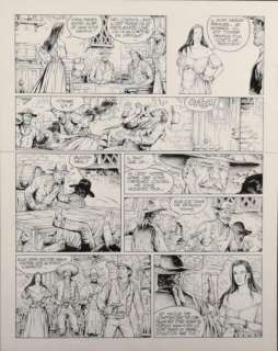 Blanc-Dumont, Michel | BLUEBERRY Planche originale Ã  l’encre de chine&he | Cornette de St Cyr