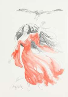 Mirallès | Shelena, illustration à la mine de plomb et à… | Millon