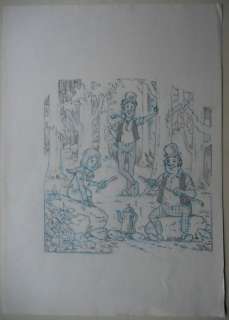 Goossens, Eugeen | originele uitgewerkte schets  - Robert en Bertrand  - (2011) | Catawiki