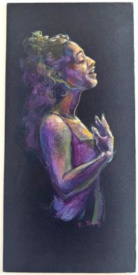 Terray, Marie - 1 Original colour drawing - Portrait de femme | Catawiki
