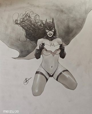 Nicola Genzianella Original drawing - Batgirl
