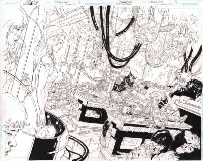 Doug Mahnke, Jaime Mendoza - Detective Comics #1012 Pgs. 10 & 11 Dps - Mr. Freeze‘s Laboratory - 2019