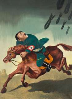 WILLIAM GROPPER (1897-1977) "Keep Him on the Run/Buy More Bonds." [POSTER / WORLD WAR II] | Swann Galleries