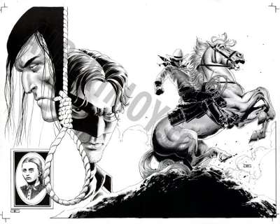 John Cassaday - Lone Ranger Issue 7 Page Cover