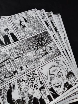 Montanari, Giuseppe - 4 Original page - Dylan Dog - Il Binario Morto | Catawiki