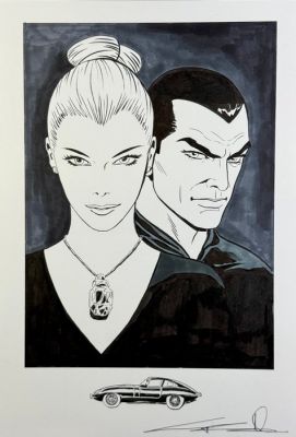 Candita, Giuseppe - 1 Original drawing - Diabolik - Eva Kant e Diabolik - 2026 | Catawiki