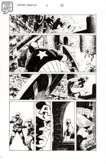 Steve Epting - Captain America 6 Page 9 (First Winter Soldier)