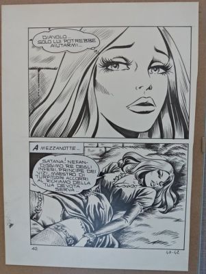 Balzano Birago - 1 Original page - Zora La Vampira - 43-42 | Catawiki