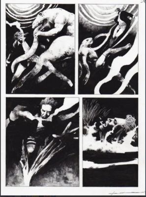 Roi, Corrado - Original page - Dylan Dog - n. 453 Pioggia di Sangue