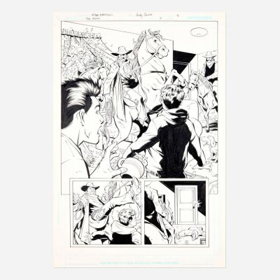 Lot 110 - Mike Norton and Andy Owens, The All-New Atom #7 Story Page 8 Original Art (D.C. Comics, 2007) | Landry Pop Auctions
