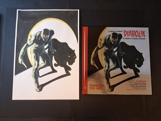 Evangelisti, Patrizio - 1 Original cover - Dabolik, chi Sei? - Cover + Volume Deluxe | Catawiki