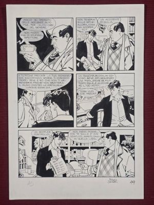 Saudelli, Franco - 1 Original page - Dylan Dogn. 309 - L’autopsia | Catawiki