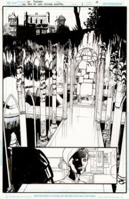 Fernandez, Javier - TALES FROM THE DARK MULTIVERSE: BATMAN: KNIGHTFALL #1 Splash Page | ComicConnect (Buy It Now)