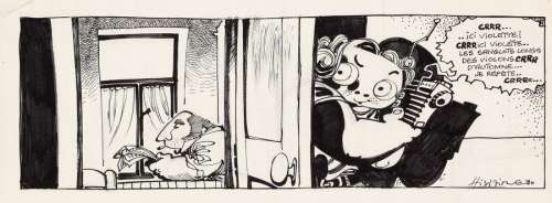 Hislaire | Bidouille et Violette, illustration à l’encre de… | Millon