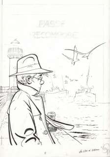 Couverture originale de JEROME K. JEROME BLOCHE Tome 4 Passe recompose par Alain DODIER