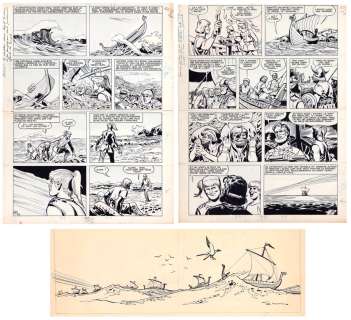 Sirius - Lot 621 - Les Timour, planches n°31 et 39 à l‘encre de…