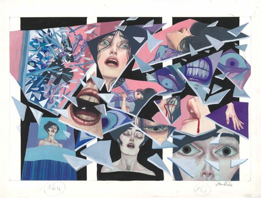 David Sala - Frankenstein - Planche originale n°164-165