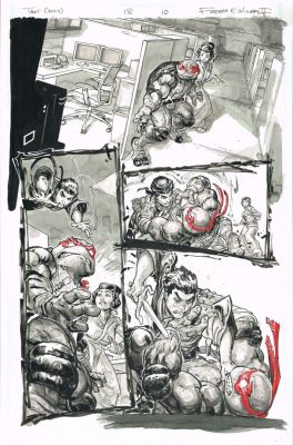 Freddie E. Williams II | TMNT (2024) (Issue 18, Pg 10) 11 x 17 | Freddie E. Williams II
