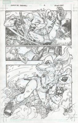 Dazo, Bong - DEADPOOL: MERC WITH A MOUTH (2009) #1 Half Splash