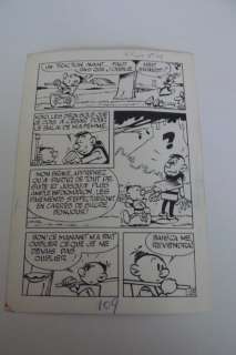 Tillieux, Maurice: Original Plate | La vieille tige | Catawiki