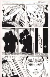 John Romita Sr. - Webspinners: Tales of Spider-Man #1 P.38 - Peter & Mj Kiss, Gwen Stacy Photo - Signed - 1999