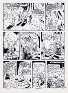 Blanquet - Lot 446 - Donjon Monsters, planche n°13 à l‘encre de…