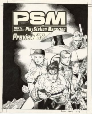 Adams, Arthur - PSM: 100% INDEPENDENT PLAYSTATION MAGAZINE #5 Cover | ComicConnect