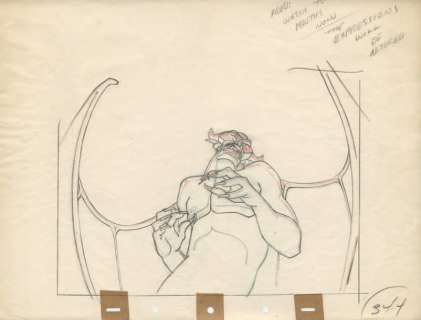 Fantasia Studio Walt Disney 1940. Dessin d’animation de Bill Tytla pour | Rossini