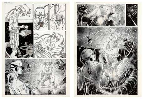 Lamquet | Io Memories, planches n°2 et 3 à l’encre de… | Millon