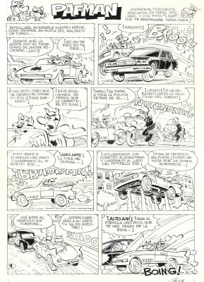 Joaquín Cera | Summer Sale (Ends August 31) // Original Art – Pafman: Terrible confusión / original art pages – Cera | Origin Of Comics