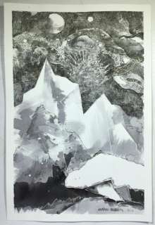 Breccia, Enrique | original drawing  - Lovecraft  - La Montagne della pazzia  - (2016) | Catawiki