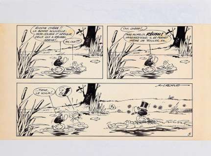 Roque | Wladimyr, planche n°5 à l’encre de Chine… | Millon