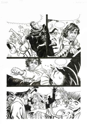 Joan Mundet | Original art page – Dago (2-5) – Mundet | Origin Of Comics