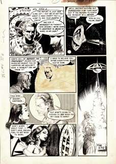 Al Williamson Frank Frazetta Roy Krenkel - Buster Crabbe #5 P 6 (Al Williamson, Frank Frazetta, Roy Krenkel - Buster Crabbe And the Maid of Mars - Large Art (Extra Art Last Panel!) - 1952