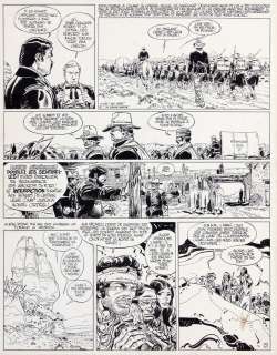 Giraud | Blueberry, planche n°3 à l’encre de Chine de… | Millon