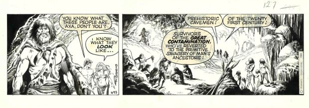 Enric Badia Romero | Axa: The Brave – Original daily strip #493 – Romero | Origin Of Comics