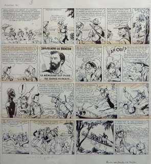 Breysse, Frédéric Antonin | Originele pagina (p.12)  - Oscar en Isidoor  - De Geheimzinnige Gids  - (1945) Gesigneerd rechtsonder | Catawiki