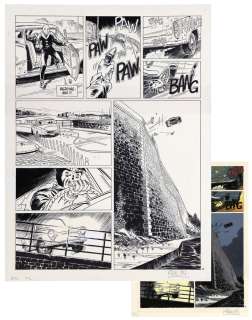 Kraehn - Lot 456 - Gil St André, planche n°18 à l‘encre de Chine…