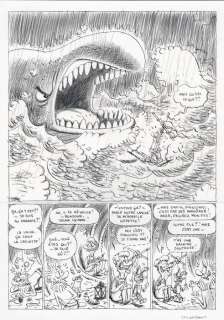 Cromheecke, Luc | Original page  - L’ÃŽle Carrément Perdue  - (2014) | Catawiki