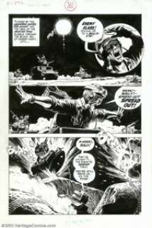 Russ Heath - Original Art for G.I. Combat (DC, 1971). From the story "Move the World," a fabulous page - | Heritage