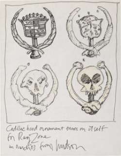 Don Marquez - Cadillac Hood Ornament Design Original Art Illustration (1983).  This piece of art is from the - | Heritage