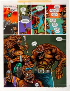 Nick Percival Judge Dredd Megazine V2#24  "Sleeze ‘n‘ Ryder" Part 6 Page 6 Original Art (Fleetway,  1993)....