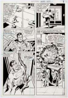 Curt Swan and George Roussos Superman #226 Story Page 3 Original Art (DC, 1970). Mort Weisinger, nearing the - | Heritage