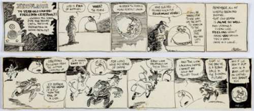 Dan O‘Neill Odd Bodkins Daily Comic Strip Original Art Group of 2 (San Francisco Chronicle, 1972). O‘Neill, a -