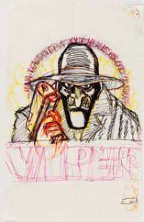 Art Spiegelman Real Pulp Comics #1: "The Viper" Preliminary Original Art (The Print Mint Inc., 1971). - | Heritage