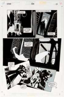 Kelley Jones and John Beatty Batman #539 Page 17 Original Art (DC, 1997). Incredible, stylized artwork by - | Heritage
