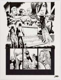 Simon Gane and Cameron Stewart Vinyl Underground #6 Story Page 5 Original Art (DC/Vertigo, 2008)....