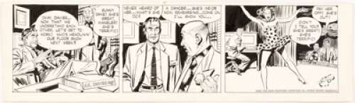 Alex Raymond Rip Kirby Daily Comic Strip Original Art dated 6-3-52 (King Features Syndicate, 1952). Rip Kirby’s - | Heritage