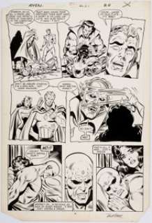 Bob Hall and Joe Sinnott Avengers #251 Story Page 16 Original Art (Marvel, 1985). Although the story is titled - | Heritage