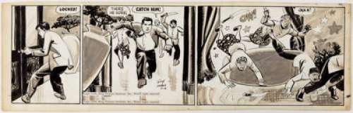 Roy Crane Buz Sawyer Daily Comic Strip Original Art dated 11-16-48 (King Features Syndicate, 1948).... | Heritage